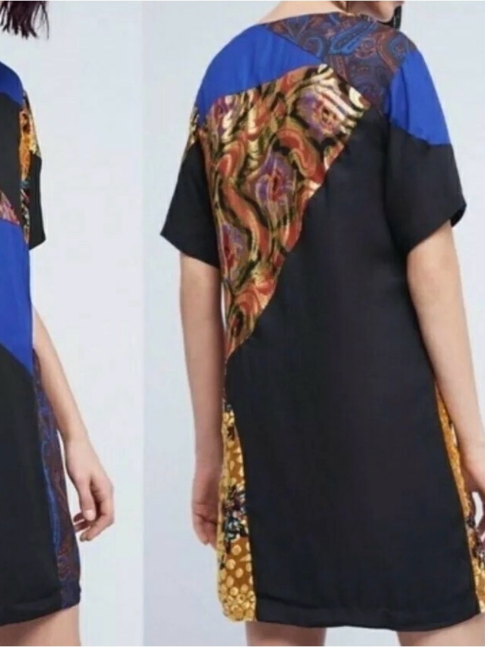 HD IN PARIS sold at ANTHROPOLOGIE Camellia Patchwork Mini Dress, size 6